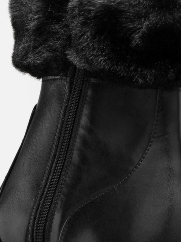 Geox Fekete Női Geox Felleny bokacsizma