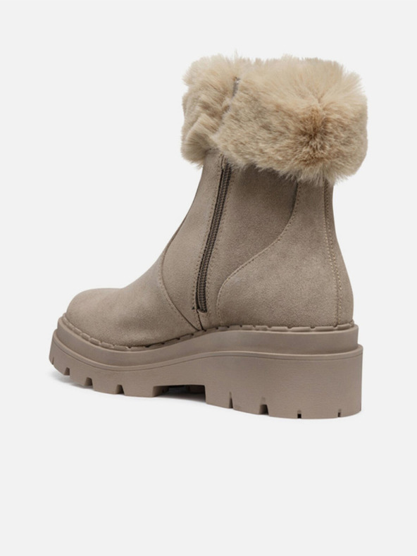 Geox Bézs női Geox Felleny bokacsizma