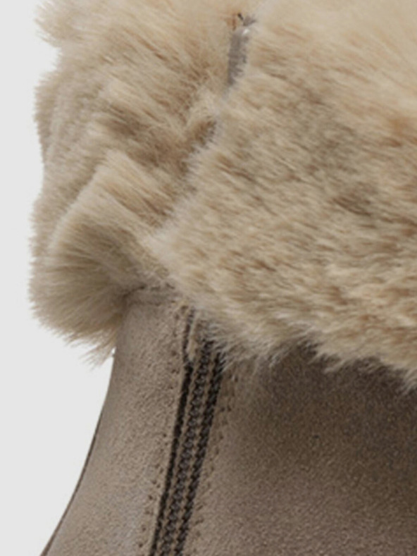 Geox Bézs női Geox Felleny bokacsizma