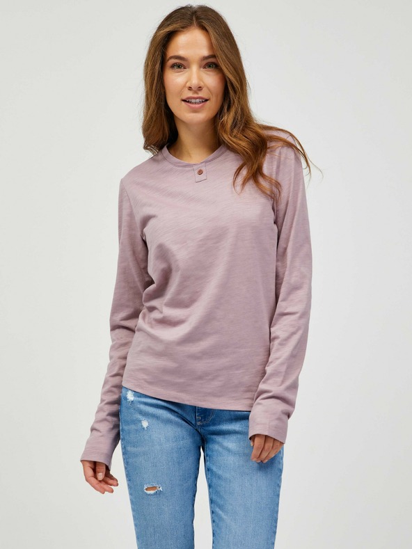 Sam 73 Régi rózsaszín női hosszú ujjú póló SAM 73 Naivara
