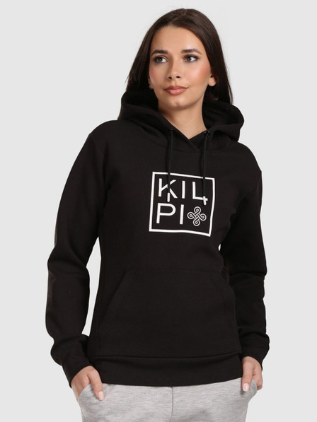 Kilpi Női pamut kapucnis pulóver Kilpi NIKY-W Fekete
