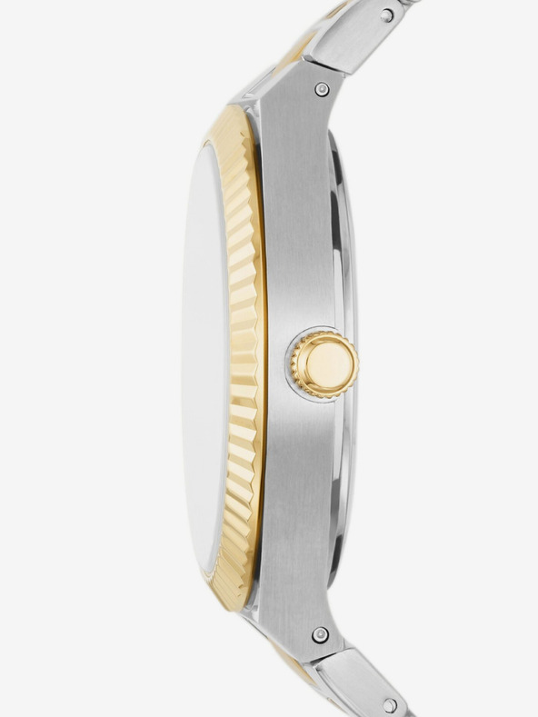 Fossil Ezüst arany női Fossil Scarlette karóra