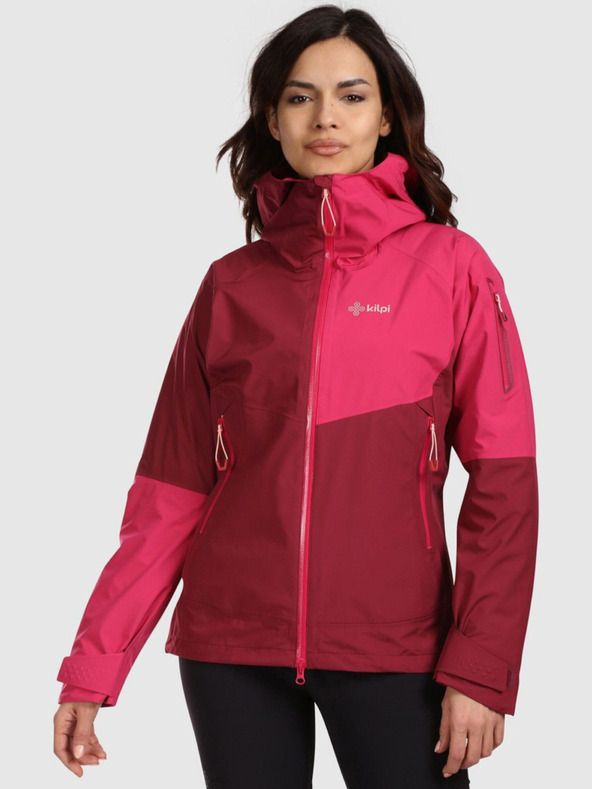 Kilpi Női Hardshell vízálló dzseki Kilpi MAMBA-W Sötétvörös