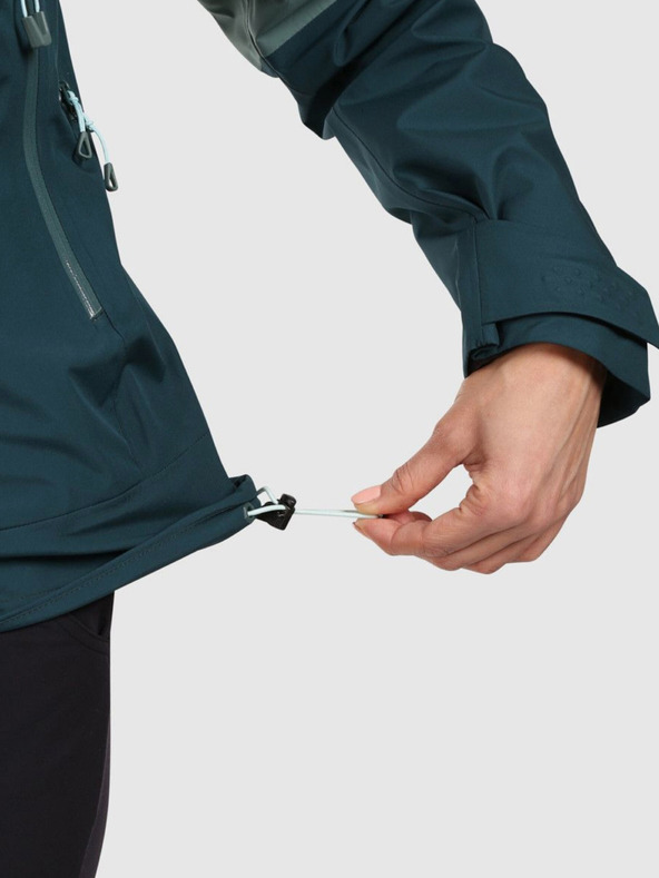 Kilpi Női Hardshell vízálló kabát Kilpi MAMBA-W Sötétzöld