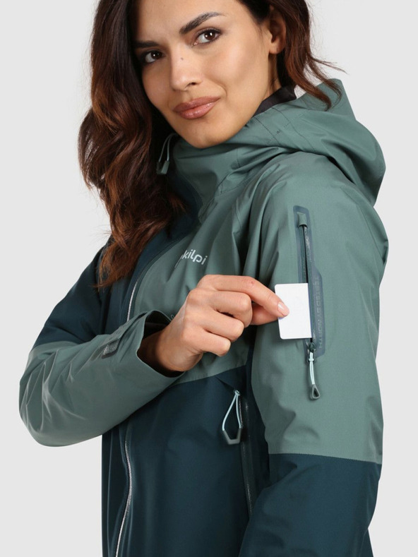 Kilpi Női Hardshell vízálló kabát Kilpi MAMBA-W Sötétzöld