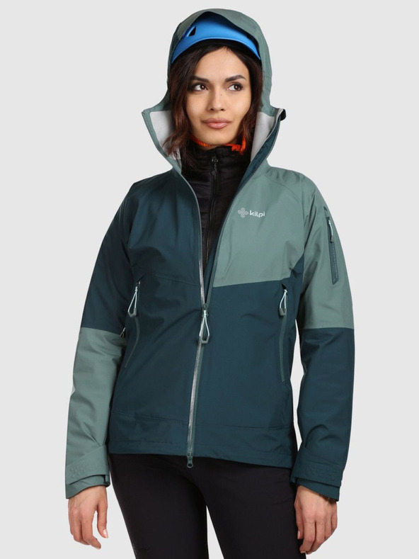 Kilpi Női Hardshell vízálló kabát Kilpi MAMBA-W Sötétzöld