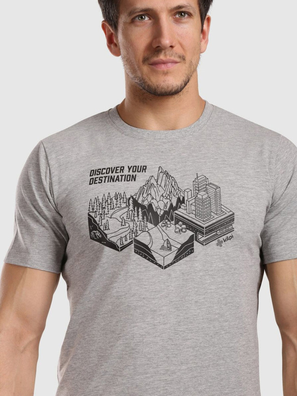 Kilpi Kilpi GAROVE-M Férfi funkcionális póló Világosszürke