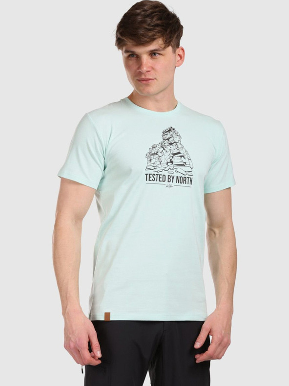Kilpi Férfi pamut póló Kilpi DISCOVER-M Mentolos