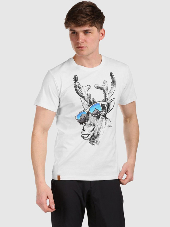 Kilpi Férfi pamut póló Kilpi DISCOVER-M Fehér