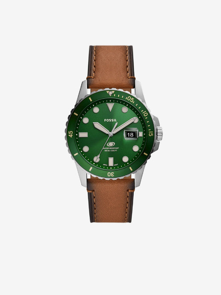 Fossil Ezüst férfi Fossil kék óra