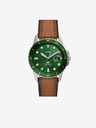 Fossil Ezüst férfi Fossil kék óra
