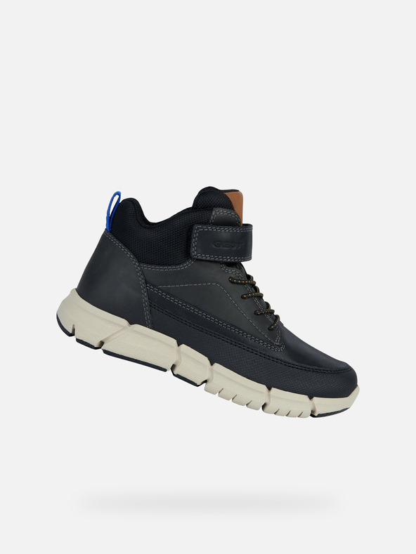 Geox Fekete fiúk Geox Flexyper bokacsizma