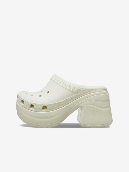 Crocs Krém Női sarokcipő Crocs Siren Clog papucsok