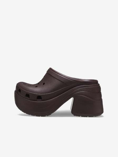 Crocs Barna Női sarkú papucs Crocs Siren Clog Női papucs Crocs Siren Clog