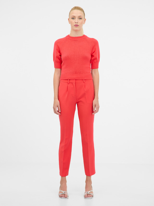 Orsay ORSAY piros női rövid ujjú pulóver