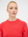 Orsay ORSAY piros női rövid ujjú pulóver