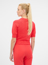 Orsay ORSAY piros női rövid ujjú pulóver