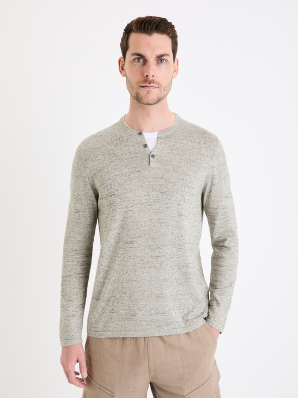 Celio Gelano henley pulóver