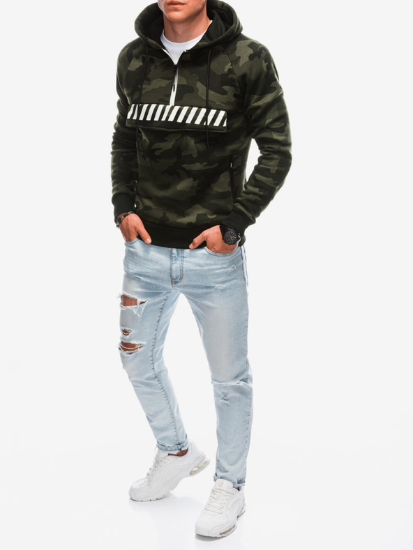 Edoti Férfi kapucnis pulóver Edoti