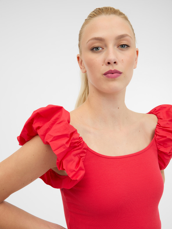 Orsay ORSAY piros női rövid ujjú póló