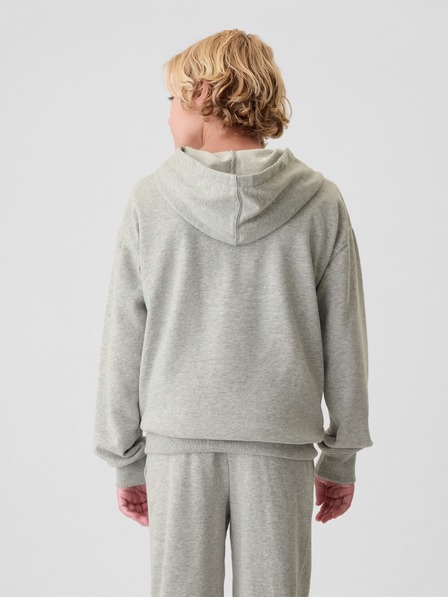 GAP Gyerek pulóver logóval és fleece béléssel GAP