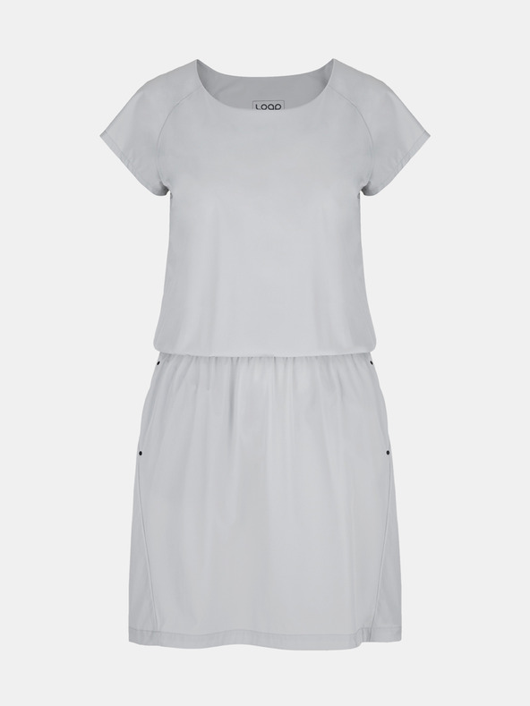 Loap Világosszürke ruha zsebekkel LOAP