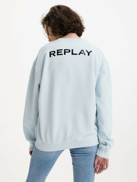Replay Világoskék női Replay melegítőfelső