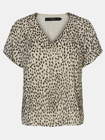 Vero Moda Bézs színű, mintás blúz VERO MODA Penny