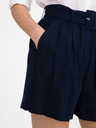 Vero Moda Sötétkék női rövidnadrág vászonnal Vero Moda Amelia Amelia
