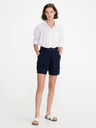 Vero Moda Sötétkék női rövidnadrág vászonnal Vero Moda Amelia Amelia