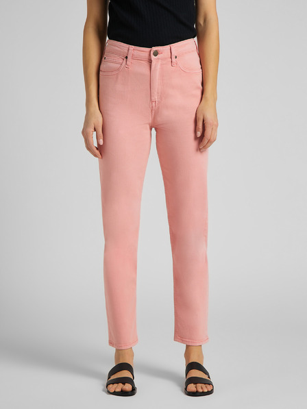 Lee Rózsaszín Női Lee Carol Straight Fit Jeans