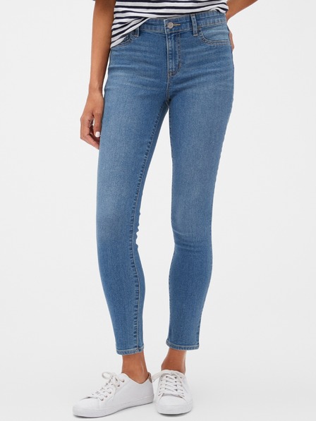 GAP Nadrágok Mid Rise Favorite Crop Jeggings GAP