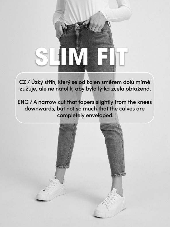 Liu Jo Szürke női slim fit farmer Liu Jo