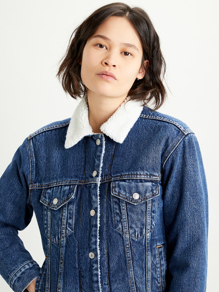 Levi's® Levi's® kék női műszőrme farmerdzseki