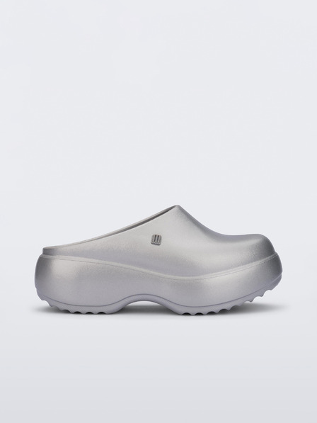 Melissa Női ezüst Melissa Free Clog Platform papucsok