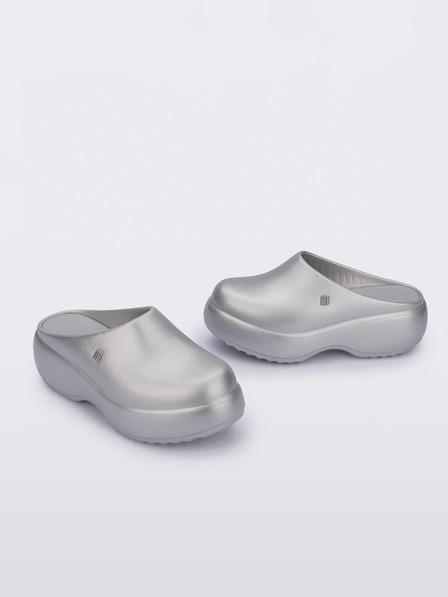 Melissa Női ezüst Melissa Free Clog Platform papucsok
