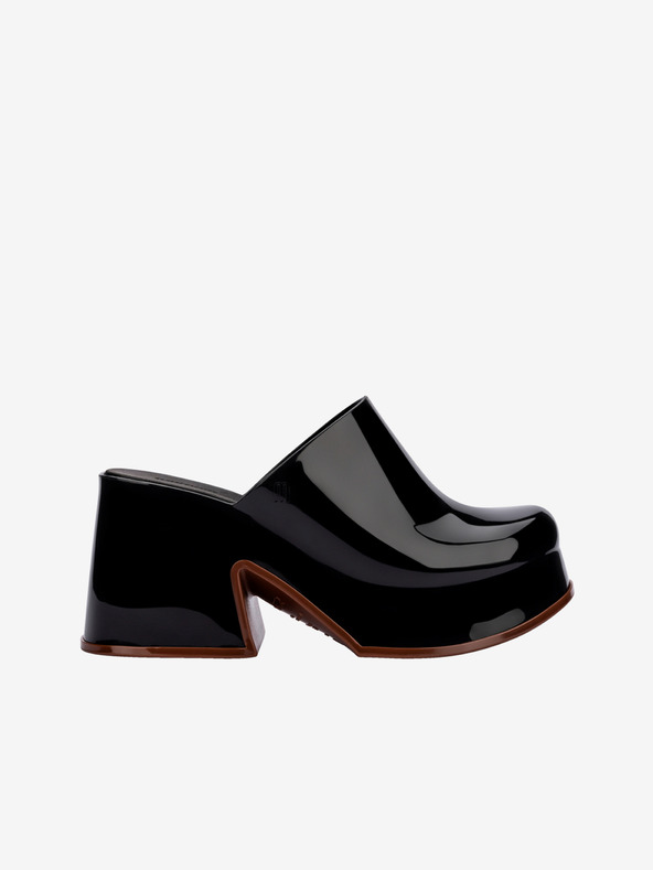 Melissa Fekete Női sarokcipős papucs Melissa Mia