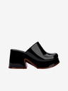 Melissa Fekete Női sarokcipős papucs Melissa Mia