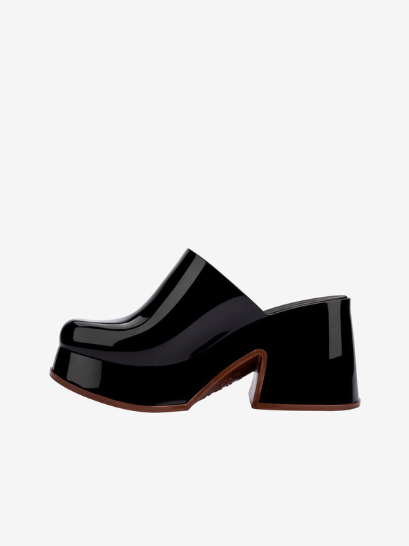 Melissa Fekete Női sarokcipős papucs Melissa Mia