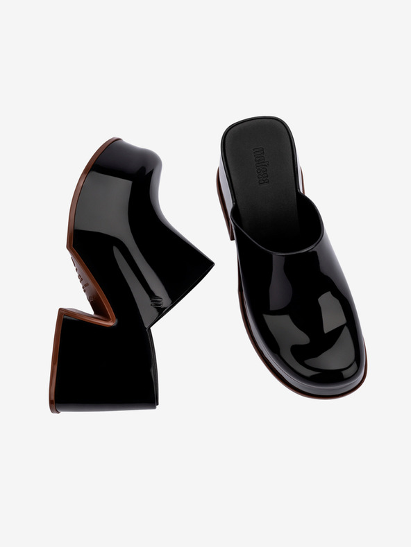 Melissa Fekete Női sarokcipős papucs Melissa Mia