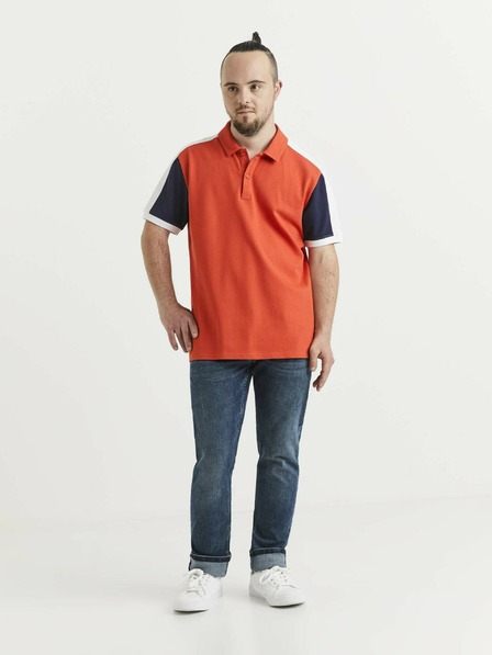 Celio Kék és narancssárga férfi pólóing Celio