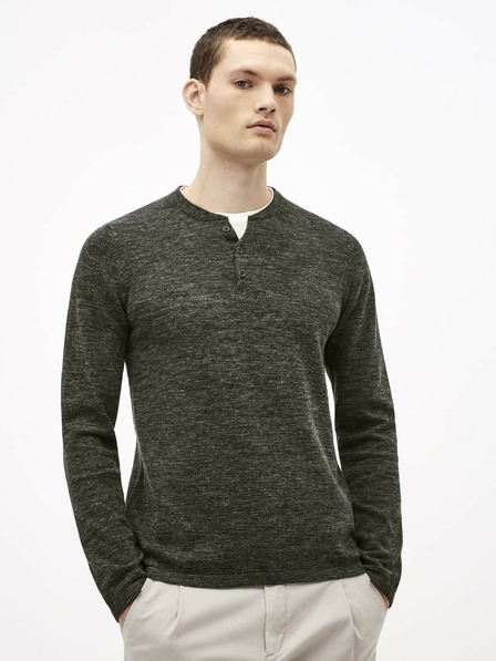 Celio Sötétszürke csíkos pulóver Celio Techill