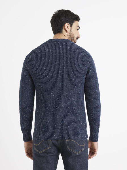 Celio Sötétkék férfi szürke pulóver Celio