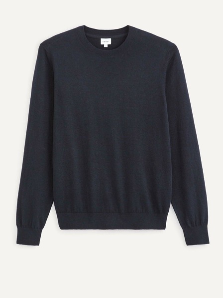 Celio Sötétkék férfi alap pulóver Celio