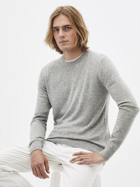 Celio Világosszürke pulóver Celio Sesweet