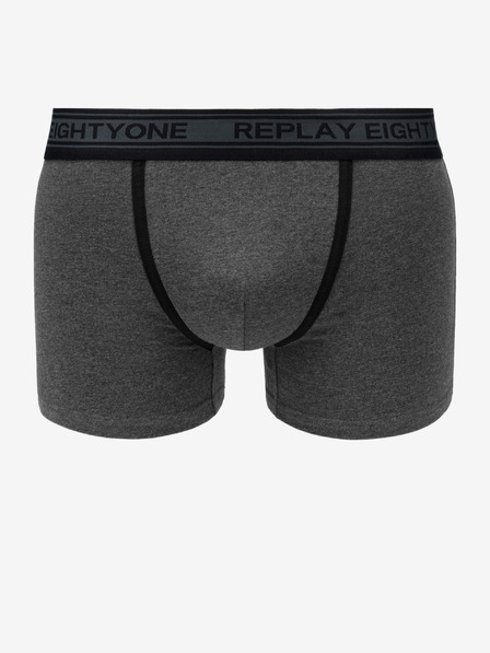 Replay Két darab fekete és szürke Replay boxeralsóból álló szett