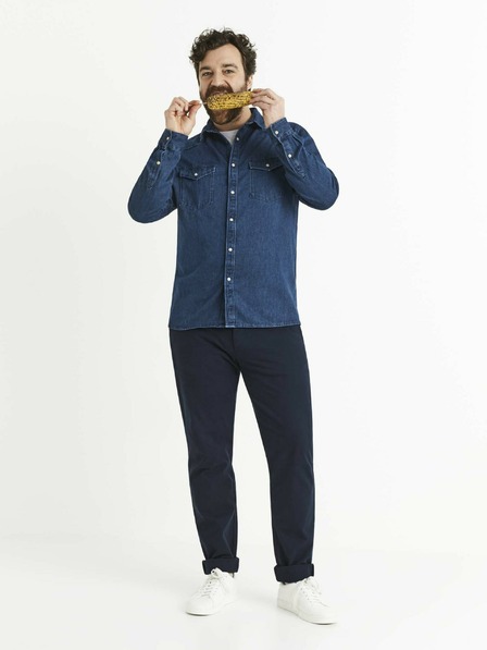 Celio Sötétkék ing Celio Sarevient