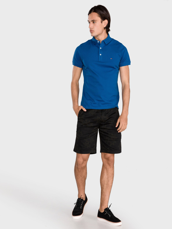 Replay Fekete férfi mintás rövidnadrág Replay