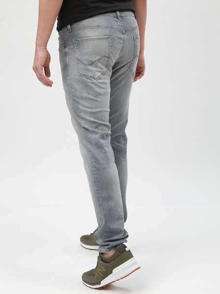 Jack & Jones Világosszürke slim fit farmer hímzett hatással Jack & Jones Glenn Glenn
