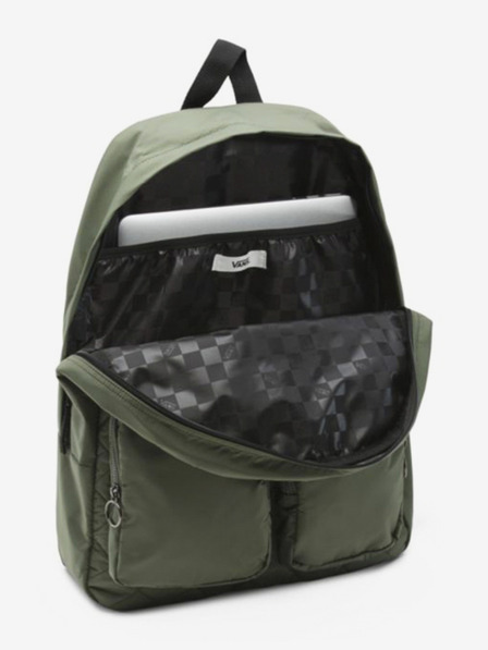 Vans Khaki színű férfi Vans Log Haul Thyme hátizsák